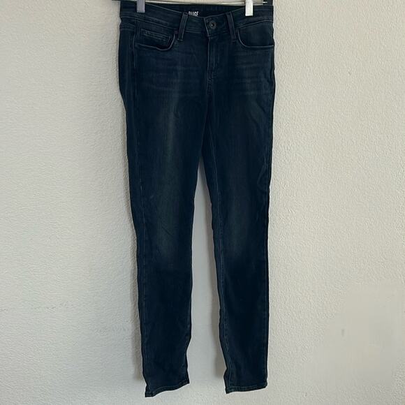 Paige  Verdugo Ankle washed black Denim Jeans - Picture 1 of 13
